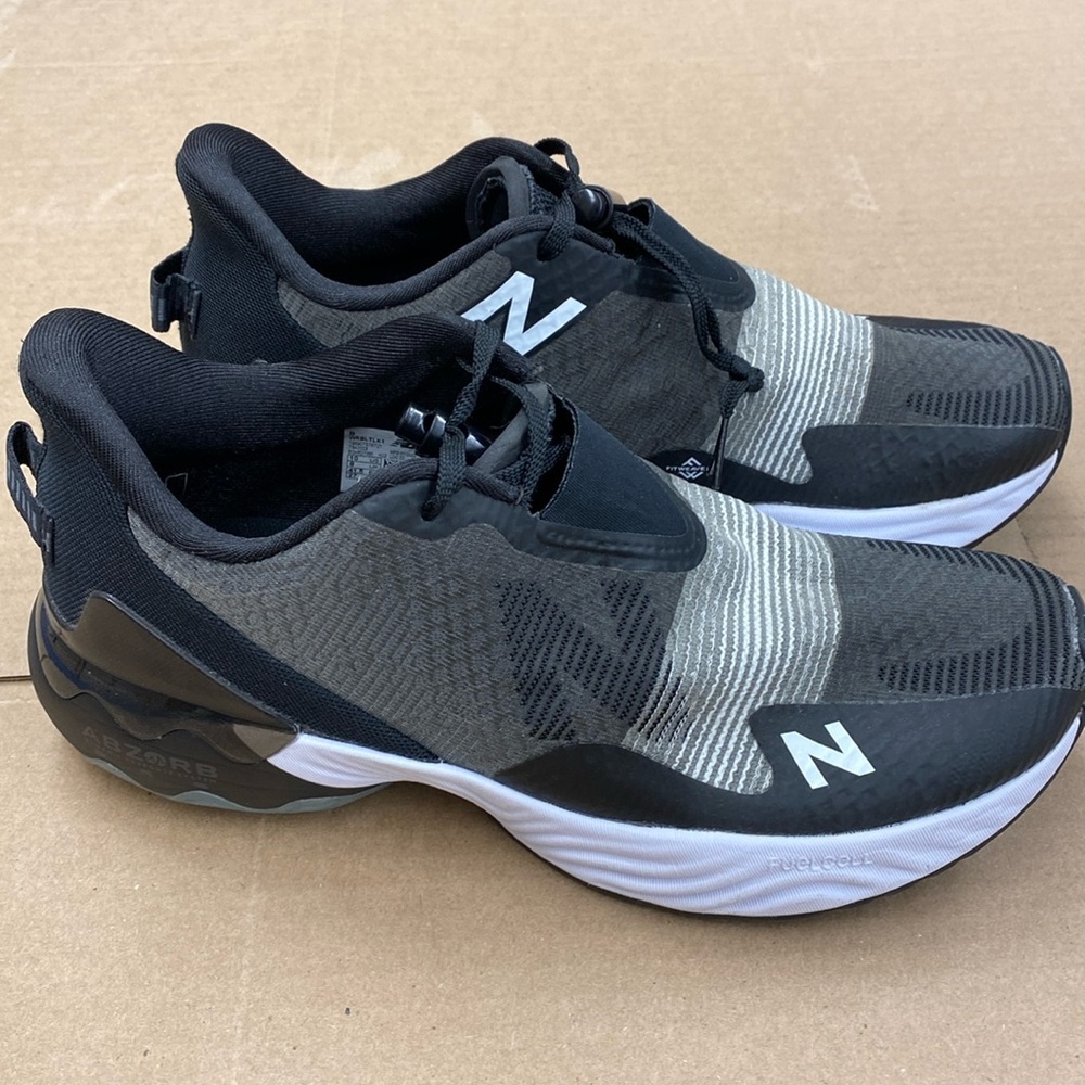 New Balance FuelCell Rebel TR Womens Black Grey Training Shoes WRBLTLK1 Size 10